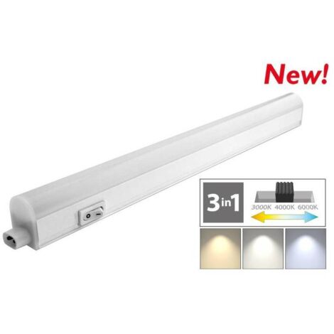 REGLETTE LED  60 CM  9W  850LM  3000-4000-6000 K