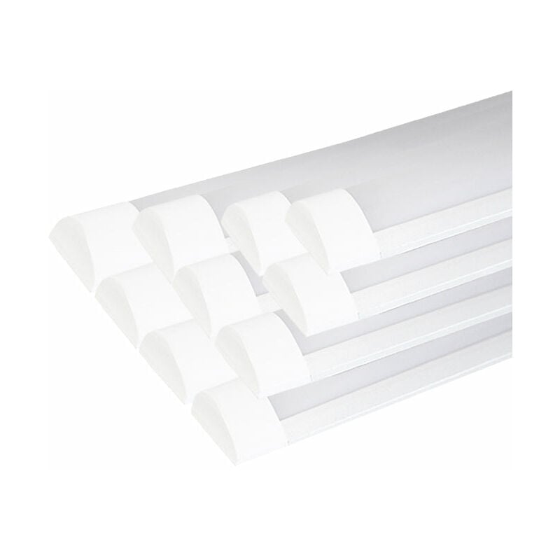 Silumen - Reglette led 60cm 24W - Pack de 10 / Blanc Froid