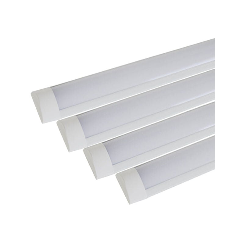 Silumen - Reglette led 60cm 24W - Pack de 4 / Blanc Froid