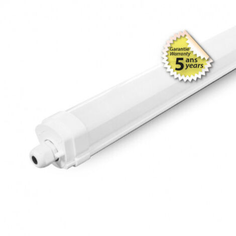 Réglette LED AC220/240V 18W 2160lm 120° Etanche IP65 IK10 655mm - Blanc Naturel 4000K