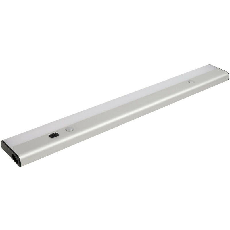 Gefom - Réglette led alu 53 cm avec interrupteur