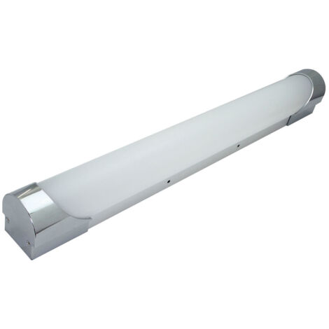 Réglette LED Argent 10W, 950 lumens, IP44, 3000-4000-6500K, bornier de connexion intégré, garantie 5 ans - Tibelec