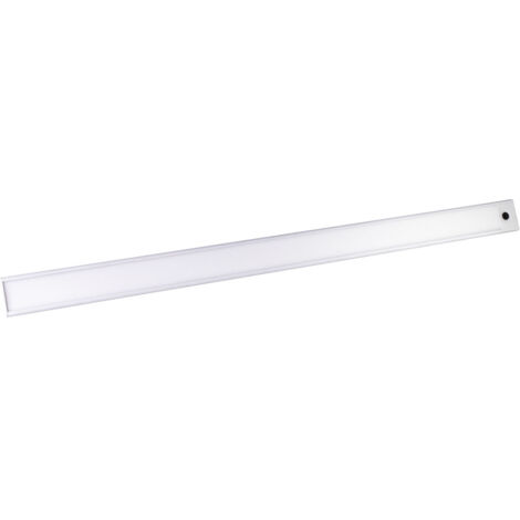 Réglette LED Blanc 3.6W, 250 lm, 4000K, recheargable, extra plat, inter. On/Off/Auto, intensité variable - Tibelec