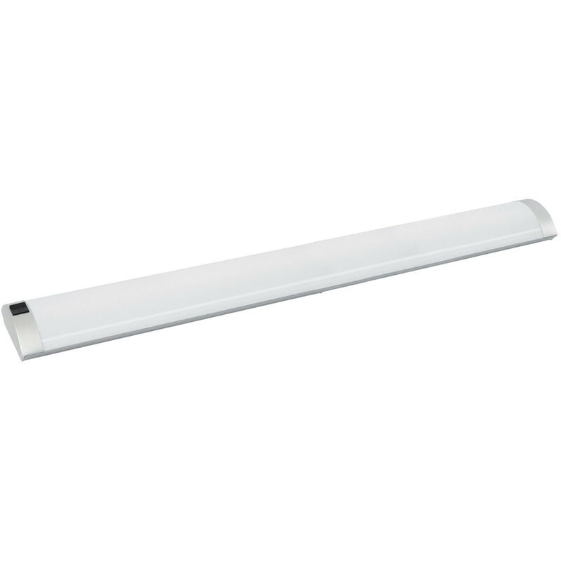 Réglette led cuisine 60 cm avec interrupteur - 8W - Design - supports de fixation fournis - plafond ou au mur