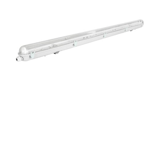 BEMKO Réglette LED étanche 120cm - IP65 - 36W - Installation facile - Robuste IK08