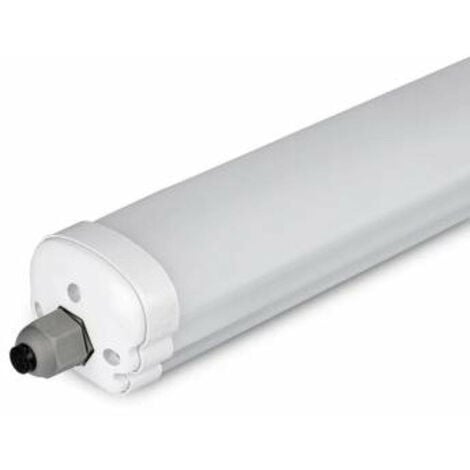 Réglette LED étanche 150cm 48W IP65 120lm/W Interconnectable - Blanc Neutre 4000K - 5500K - SILAMP