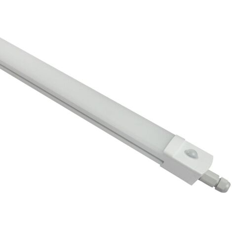 Réglette LED étanche à détection 120cm 40W IP65 WOLTZ