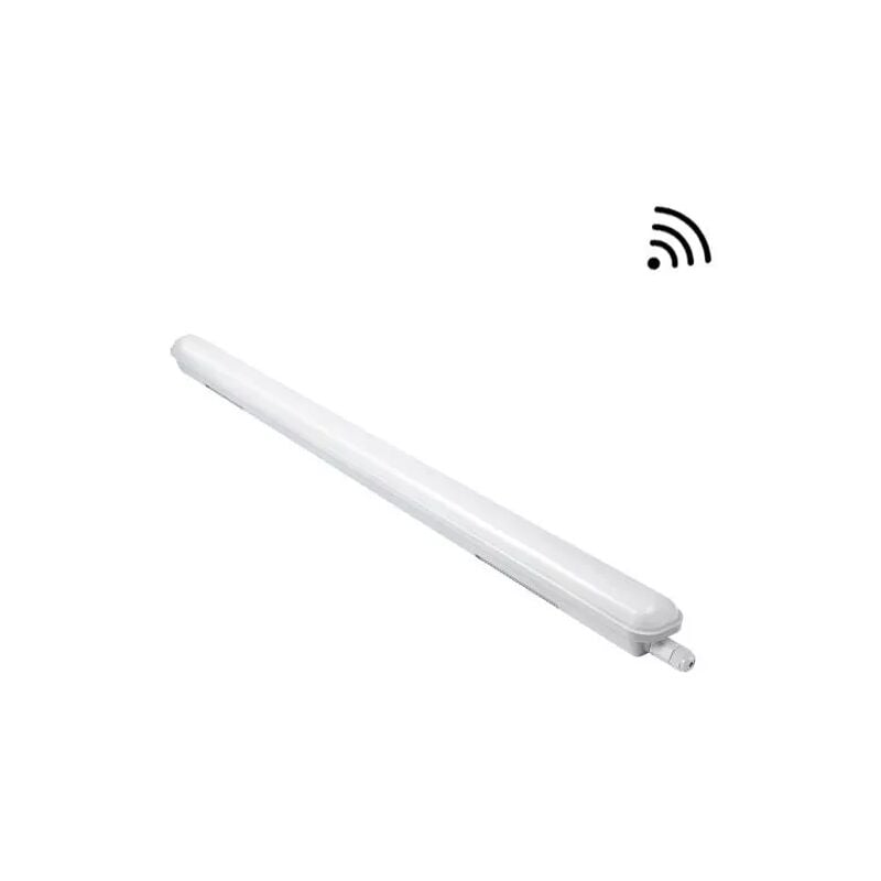 Aluson - Réglette led étanche avec Détecteur 120cm 40W IP65 - 120 deg - Blanc chaud - 3000K