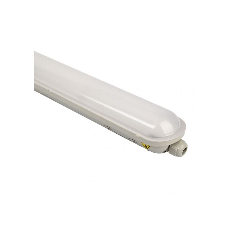 Réglette led Etanche Câblage Traversant 120cm 40W 4000K IP65 Crealys