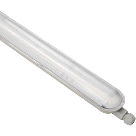 Réglette LED étanche CCT et puissance ajustable 150cm 48W WOLTZ