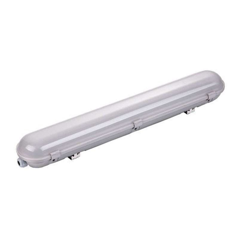 Réglette led Fine Étanche IP65 40W 120cm avec Batterie de Secours - Blanc Naturel 4500K