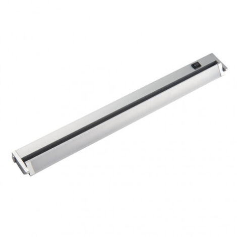 Réglette LED orientable 60cm 10W – Éclairage blanc neutre 4000K – 800 lumens – Interrupteur marche/arrêt – Durée de vie 30 000h – Woltz