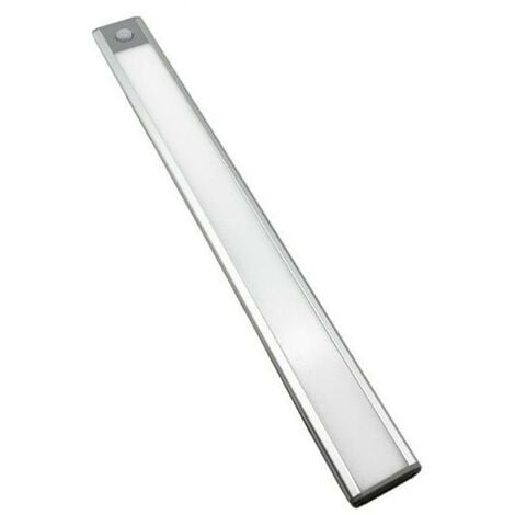Réglette LED Rechargeable USB 40cm IP40 avec Détecteur de mouvement - Blanc Neutre 4000K - 5500K - SILAMP