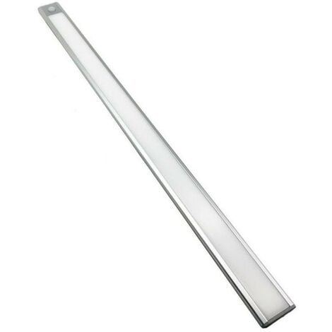 Réglette LED Rechargeable USB 60cm IP40 avec Détecteur de mouvement - Blanc Neutre 4000K - 5500K - SILAMP