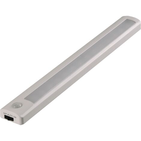 Réglette LED sous-meuble détect. piles AAA Polux 322050