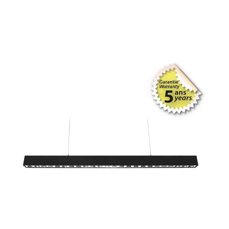 Réglette led suspendue lineo reflecteur 50W 1500 mm dali/push Miidex Lighting blanc-neutre-4000k