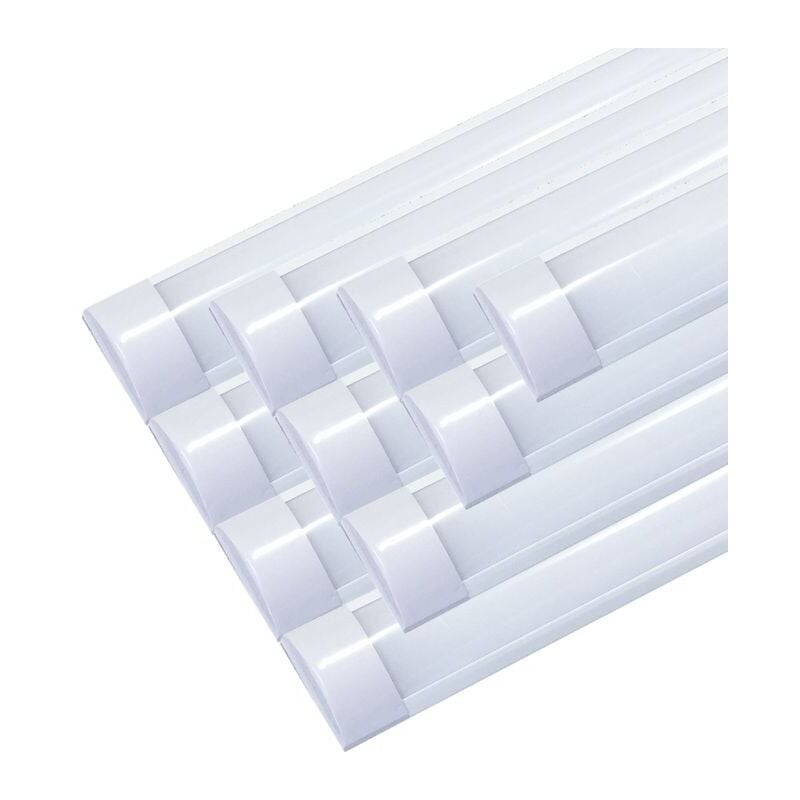 Réglette led 60cm 24W (Pack de 10) - Blanc Froid 6000K - 8000K Silamp