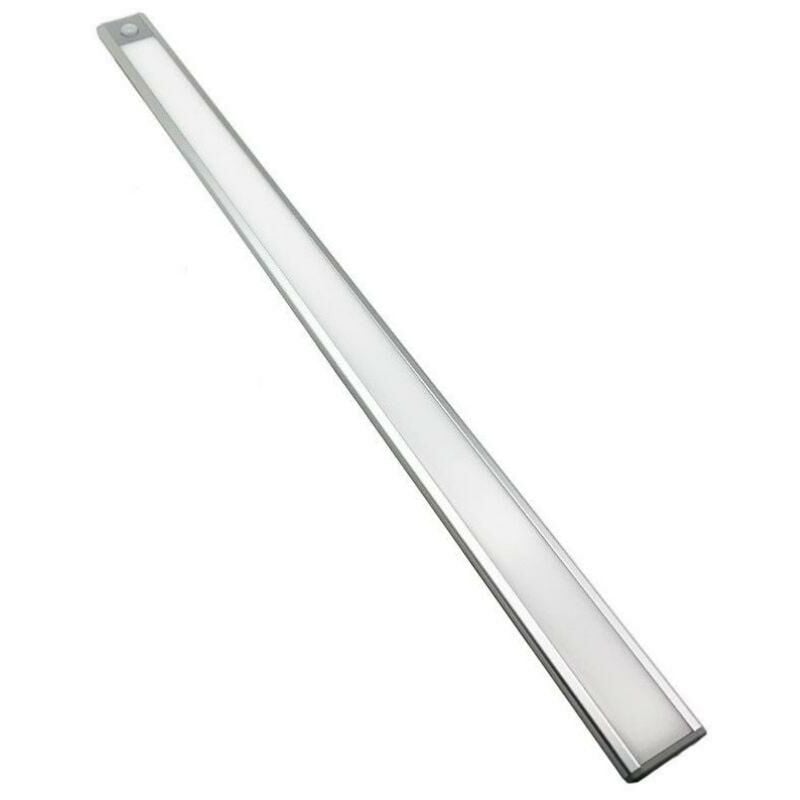 Réglette LED Rechargeable USB 60cm IP40 avec Détecteur de mouvem