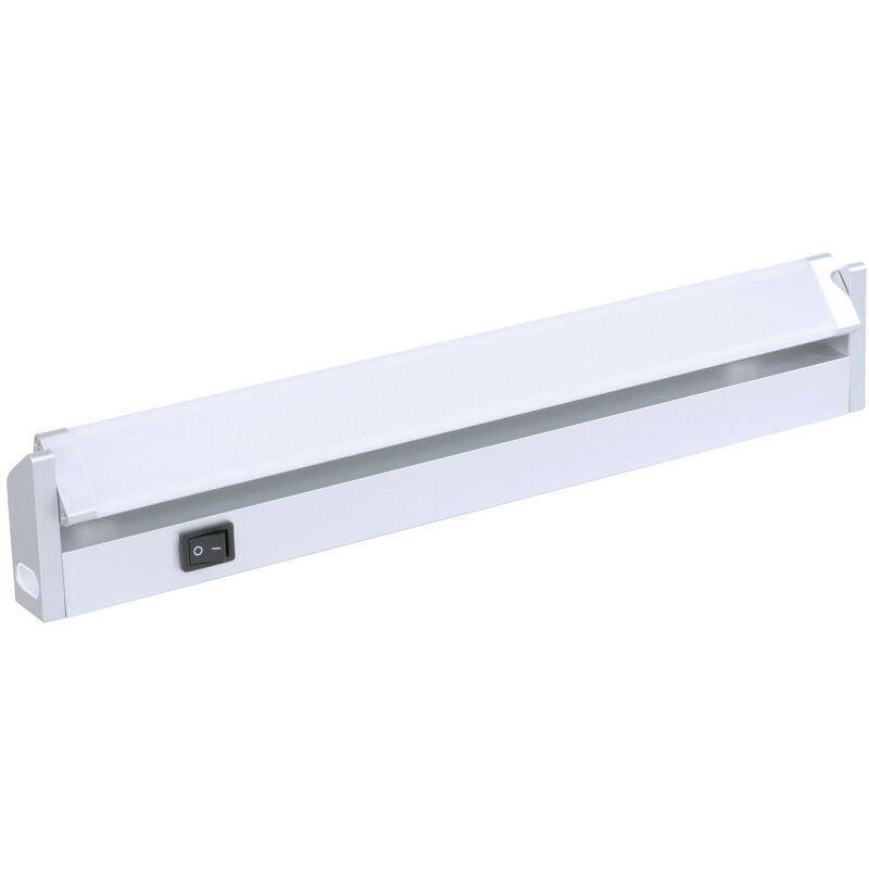 Gefom - Réglette orientable 6W aluminium avec interrupteur 400 lumens