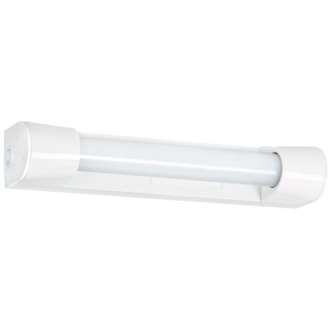réglette s19 - aric normaric b55 - avec lampe led - 7w - 2700k - interrupteur - aric 53114