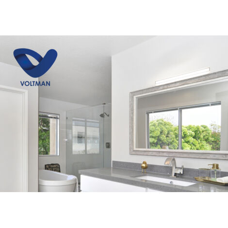 Réglette spécial Salle de Bains IP44 (90cm 120W 900lm 4000K) - Voltman