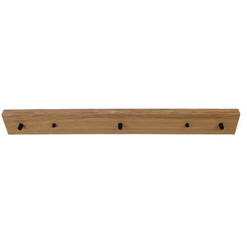 Réglette universelle 70cm avec barre en bois compatible 2 à 3 lampes