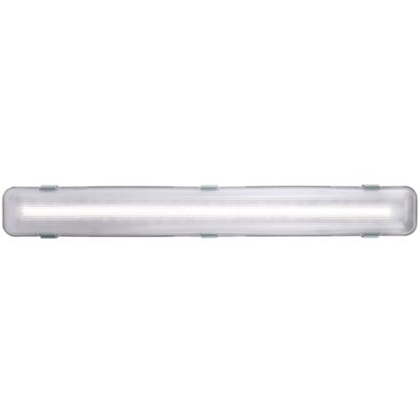 Réglette WORKS IP65 1x10W 4000K Matière plastique Gris, H.7.3 - IP65 - G13 /Nordlux Extérieur