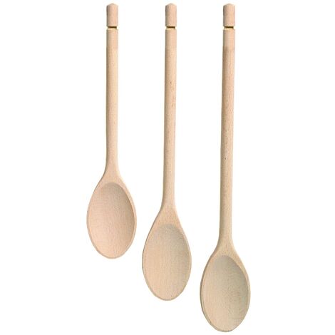 Réglez 3 louches en bois de hêtre