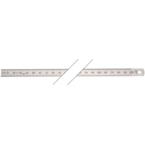 Regola 300X15X0,5Mm Acciaio Flessibile 1/2 Hp