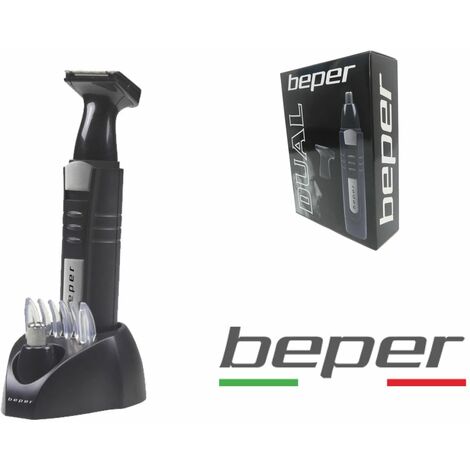 Trade Shop - Set Taglia Capelli Rasoio Ricaricabile 5in1 Regola Barba Peli  Naso Clipper Rfc1611