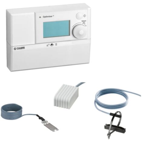 Regolatore climatico digitale per riscaldamento e raffrescamento Caleffi 152021  Bianco