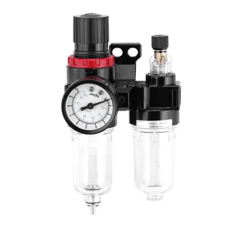 Regolatore del filtro della pressione dell'aria pneumatica Lubrificatore Trappola per l'umidità Separatore acqua olio G1/4