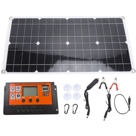 Regolatore di carica solare impermeabile da 25 W - fino a 50 A, per campeggio e viaggi