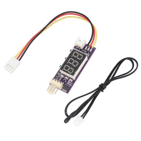 Regolatore Di Velocità Ventola PWM 4 Fili 12V - Display Digitale Temperatura E Velocità, 3.5A