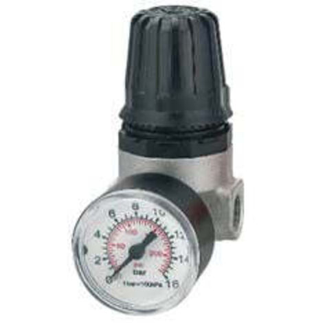 Regolatore Di Pressione Con Manometro - filettatura inferiore da 1/4" art.31/A4