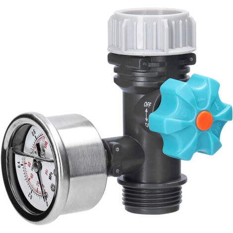 Regolatore di pressione dell'acqua per irrigazione da giardino automatico, impermeabile e preciso.