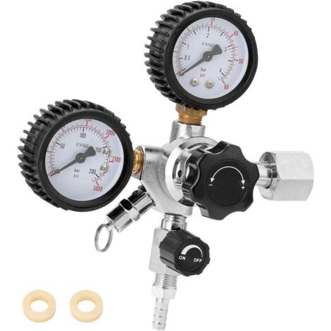 Regolatore di pressione di sicurezza per fusto di CO2 per birra alla spina da 0-3000 PSI