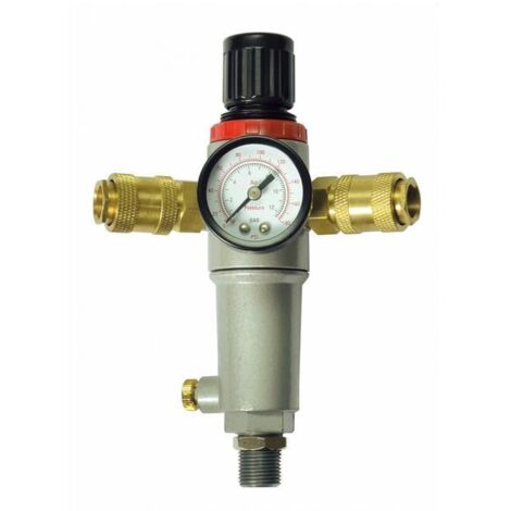 regolatore di pressione Stanley 152172xstn max 10 bar con manometro