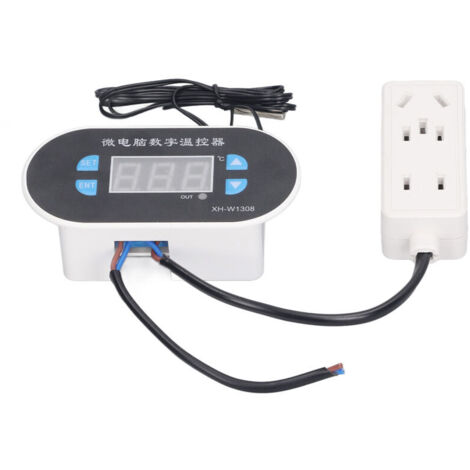 Regolatore di temperatura digitale a LED Eosnow, termostato di raffreddamento e riscaldamento, interruttore di controllo con sonda impermeabile, da 110 a 220 V