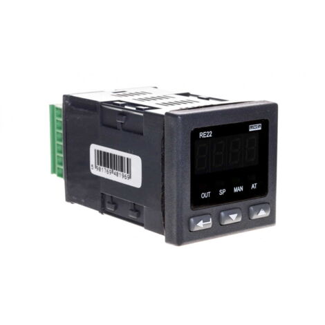Regolatore di temperatura, ingresso universale, uscita relè di temperatura, alimentazione 230 V CA, nessun certificato KJ RE22 11100M0