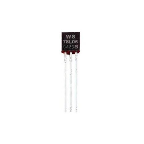 Regolatore di tensione 6vdc 0,1amp Positivo To92 L78l06abz 78l06-to92