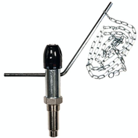 Regolatore di tiraggio per caldaie a combustibile solido Giacomini R158  3/4"