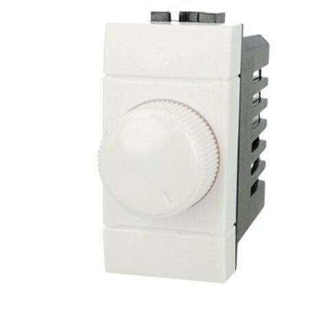 Regolatore Dimmer A Manopola 220V Bianco Compatibile Bticino Living