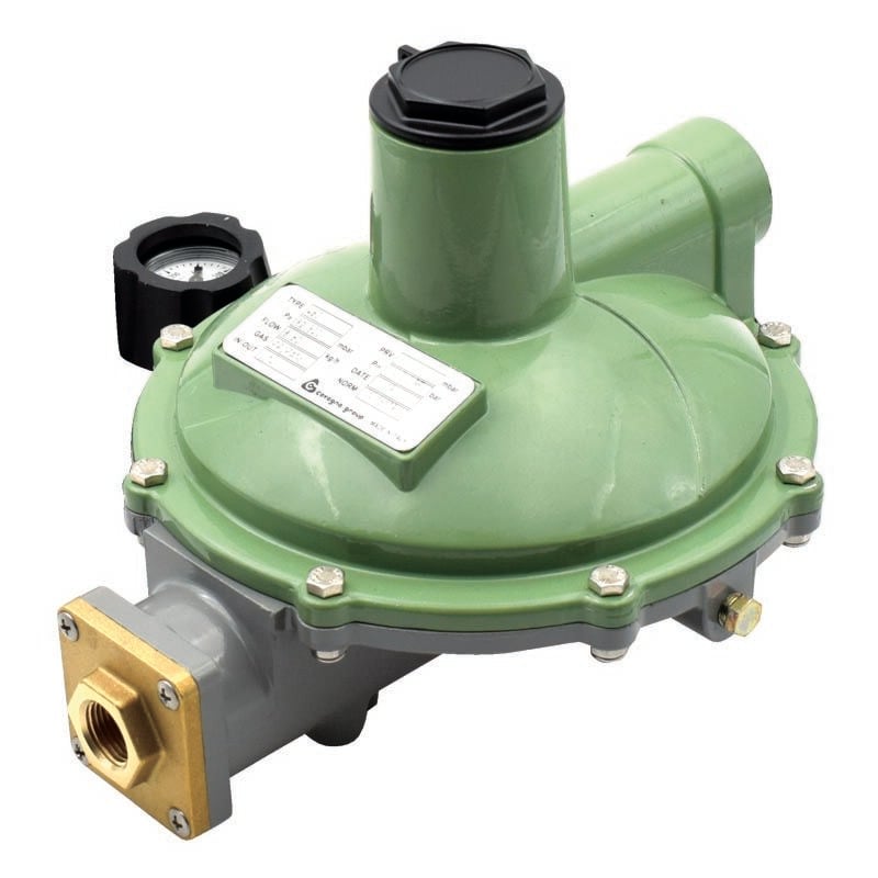Régulateur de pression moyenne pour gpl deuxième étage rid.mp gpl/propane '462 'port.8/60kg/h pe 0,45-1,95bar pureg.30-300 mbar