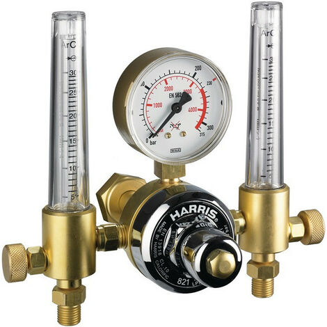 Regolatore per bombole 821-F Argon/CO2 200 bar 30 l/min W 21,8 x 1/14 in. RH HARRIS