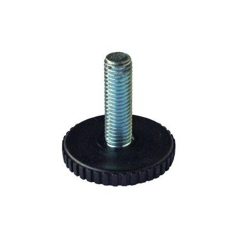 REGOLATORE PER PIEDE LETTO Ø 40 MM. NERO
