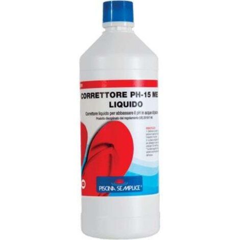 REGOLATORE PH MENO 15% X PISCINA LAPI - LIQUIDO LT  1 - 6 pezzi