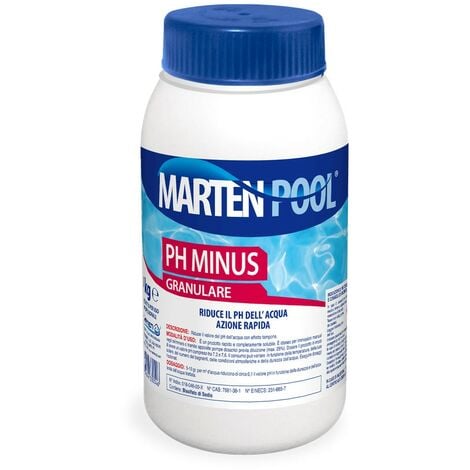 MARTEN POOL Correttore Ph piscina minus granulare Marten 1kg