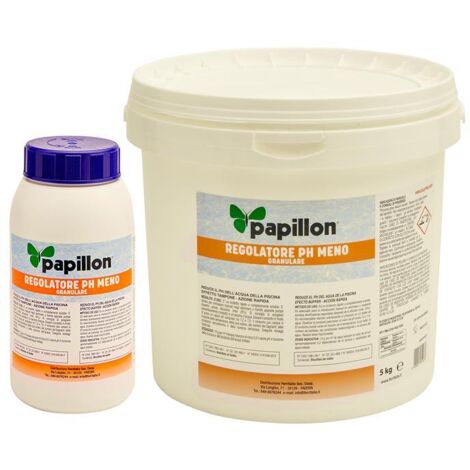 REGOLATORE PH PISCINA GRANULARE """-PH """ 5KG PAPILLON