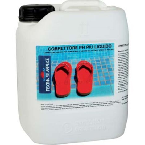 Regolatore ph piu x piscina lapi liquido lt  5 Lapi